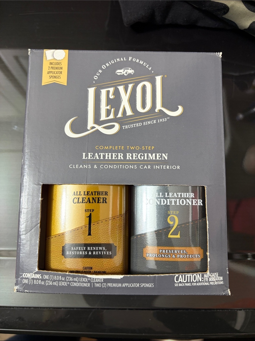 Leather Regimen Kit - Leather Cleaner and Conditioner